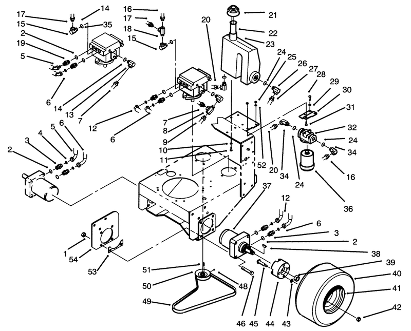 Wheel Assembly and Hydraulic Components