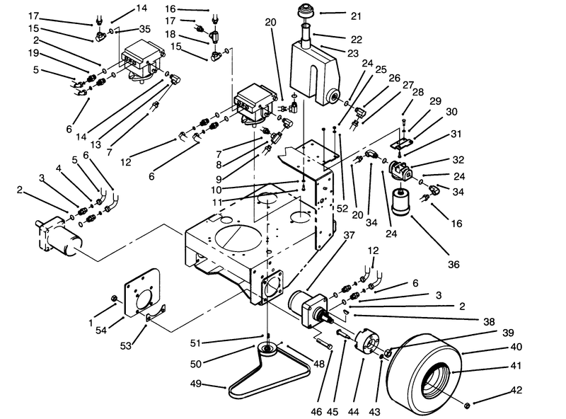 Wheel Assembly and Hydraulic Components
