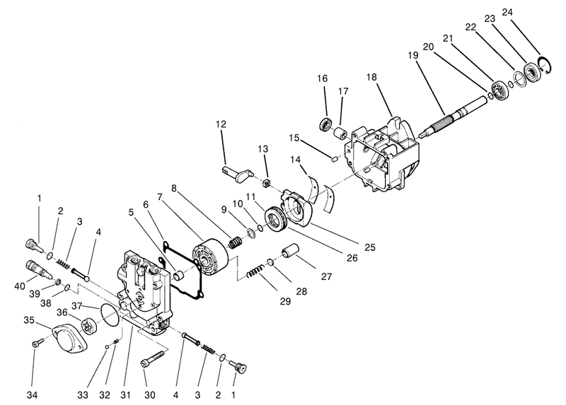 Hydraulic Pump Assembly No 95 1538