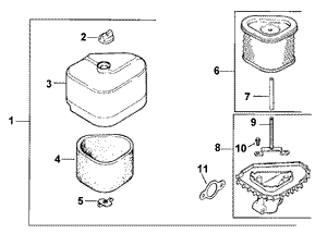 Air Cleaner Assembly Kohler Model CV15T-41561