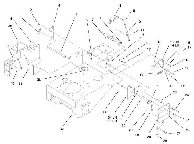 Pivot and Linkage Assembly