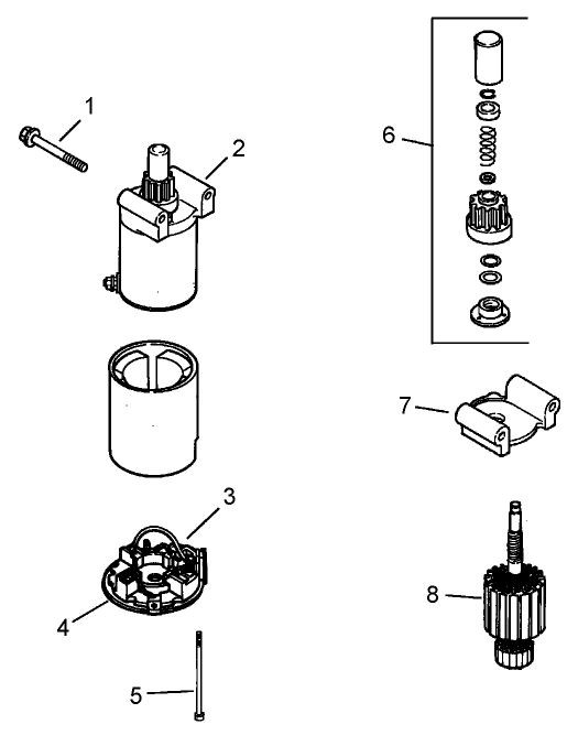 Starting System Assembly Kohler CV15S 41630