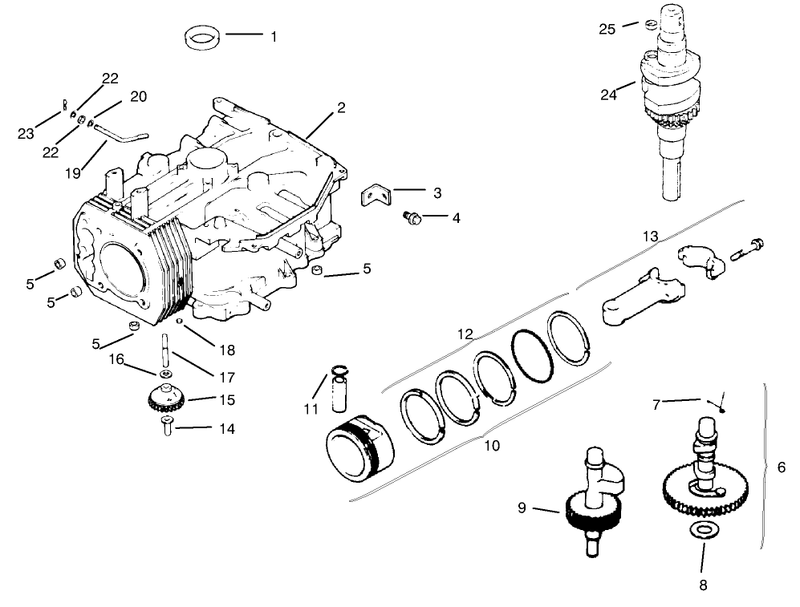 Crankcase Engine Kohler
