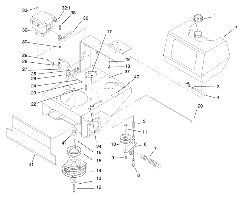 Fuel Tank Hydro Pump and Pto