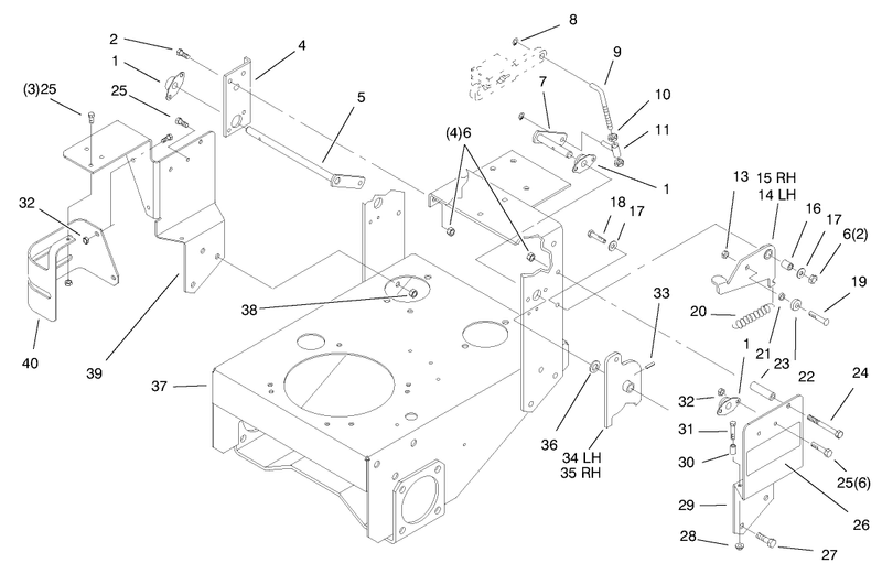 Pivot and Linkage Assembly
