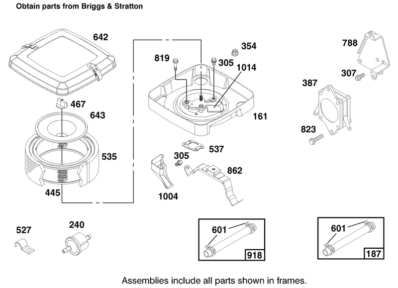 Engine Briggs and Stratton Model 303776 1188 A1