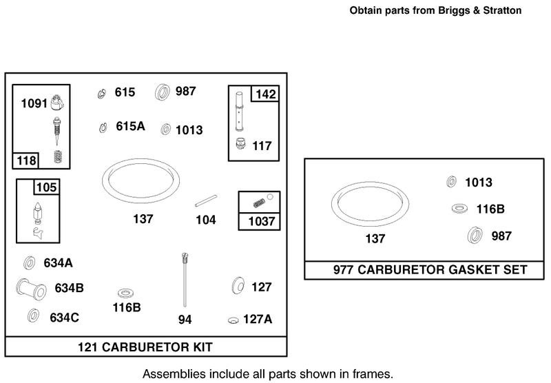 Engine Briggs and Stratton Model 303776 1188 A1