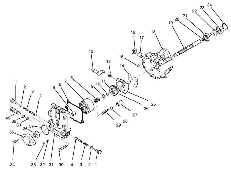 Hydraulic Pump Assembly No 95 1538