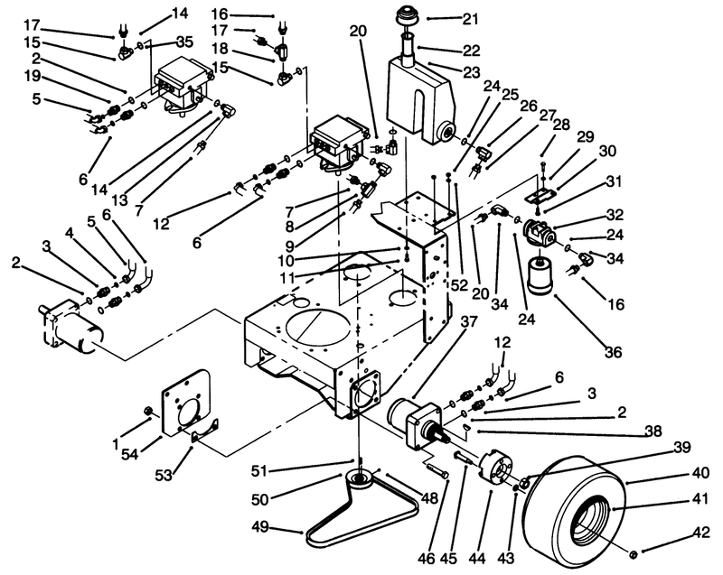 Wheel Assembly and Hydraulic Components