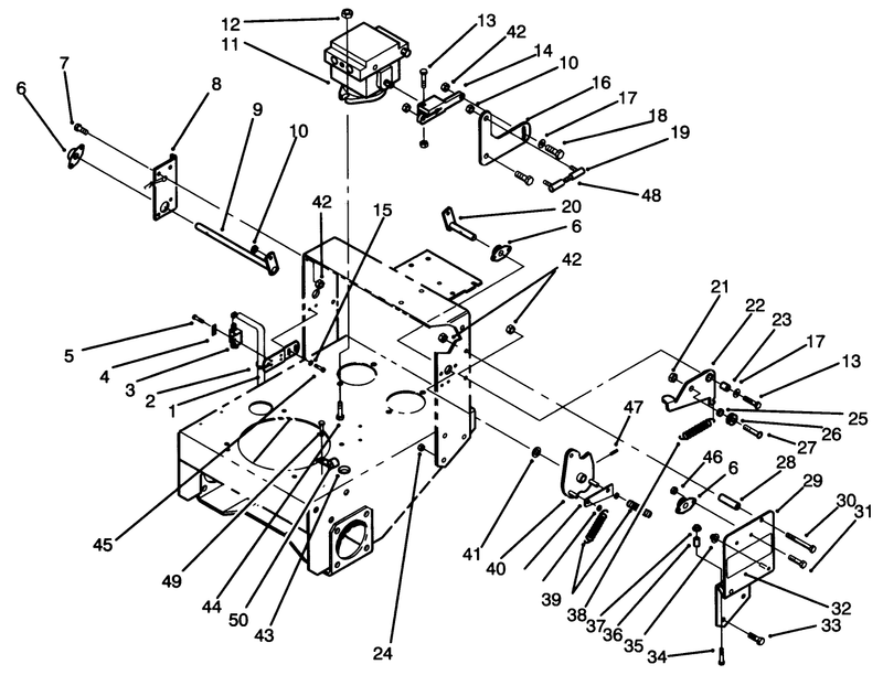 Hydraulic Pump and Linkage Assembly