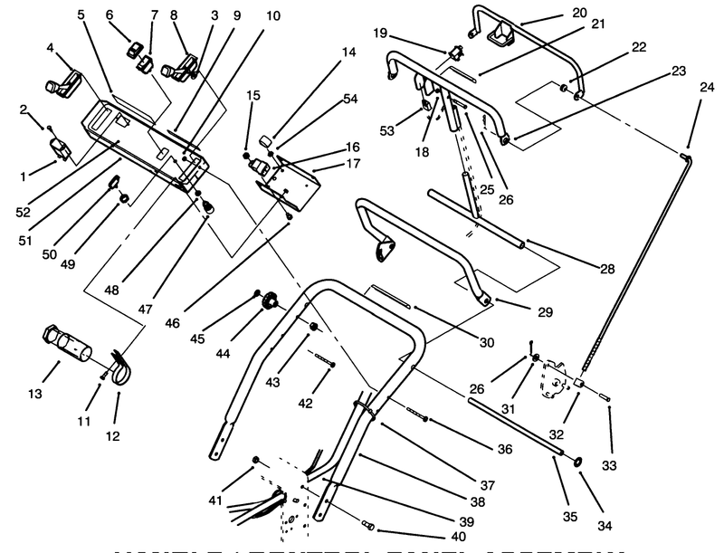 Handlecontrol Panel Assembly