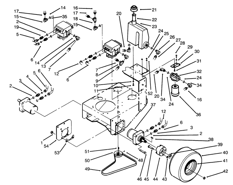 Wheel Assembly and Hydraulic Components