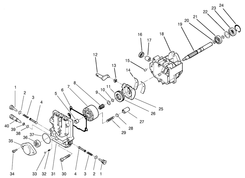 Hydraulic Pump Assembly No 95 1538