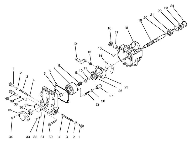 Hydraulic Pump Assembly No 95 1538