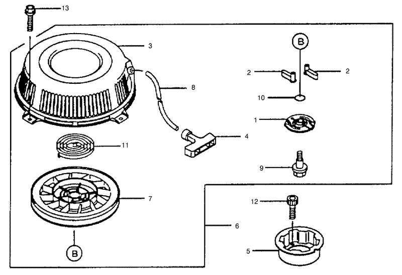 Starter Kawasaki FB460V MS14