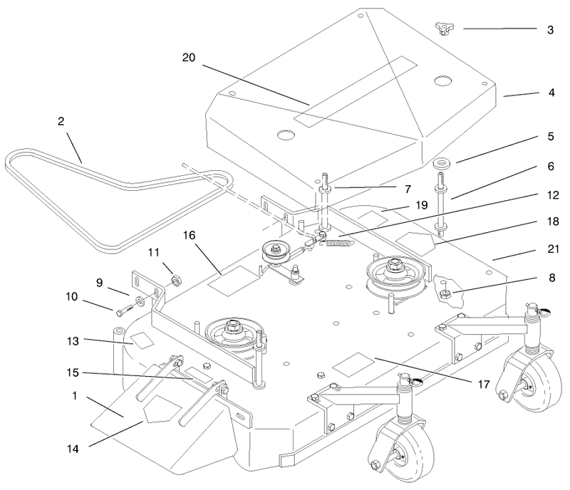 Deck Cover And Deck Drive Belts.gif