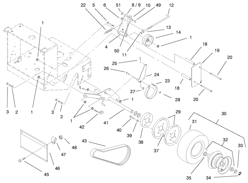 Wheel Brakes And Traction Belts