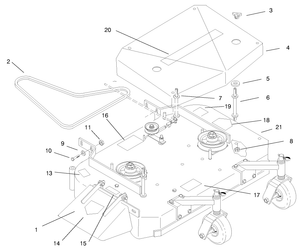 Deck Cover and Deck Drive Belts