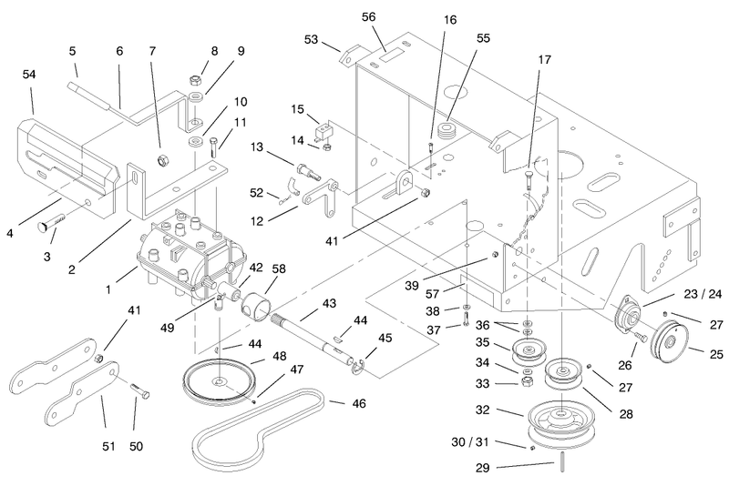 Transmission Pulleys And Drive Belt
