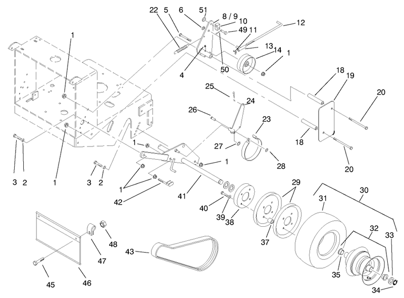 Wheel Brakes And Traction Belts