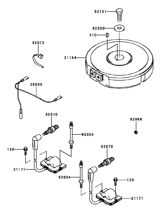 Electric Equipment Assembly Kawasaki FH451V BS04