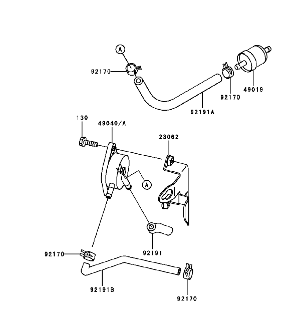 Fuel TankFuel Valve Assembly Kawasaki FH451V BS04