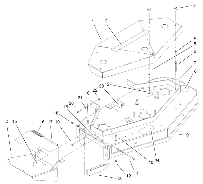 48in Deck Assembly