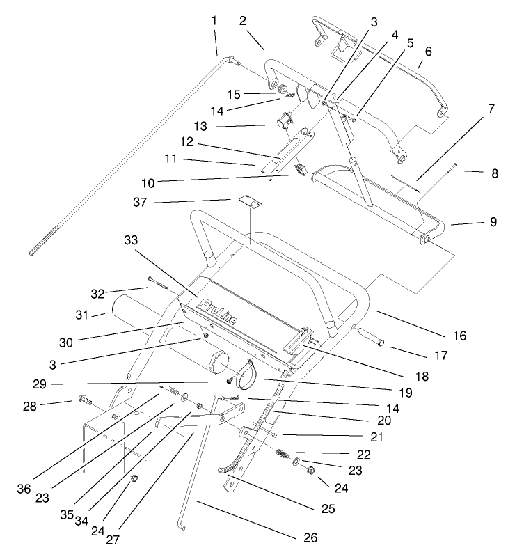 Upper Handle Assembly