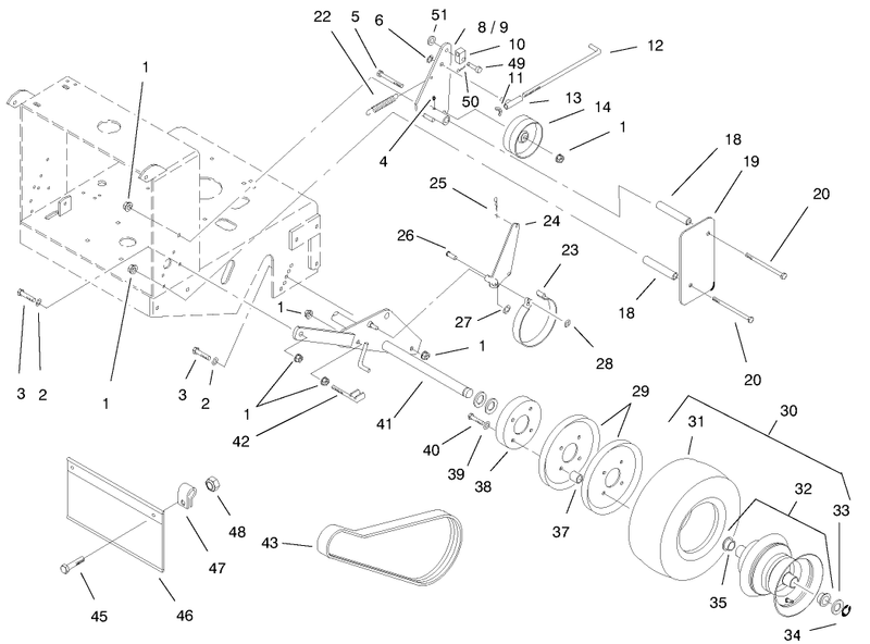 Wheel Brakes And Traction Belts