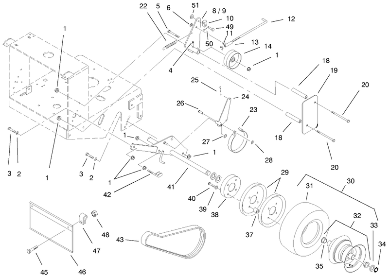 Wheel Brakes And Traction Belts