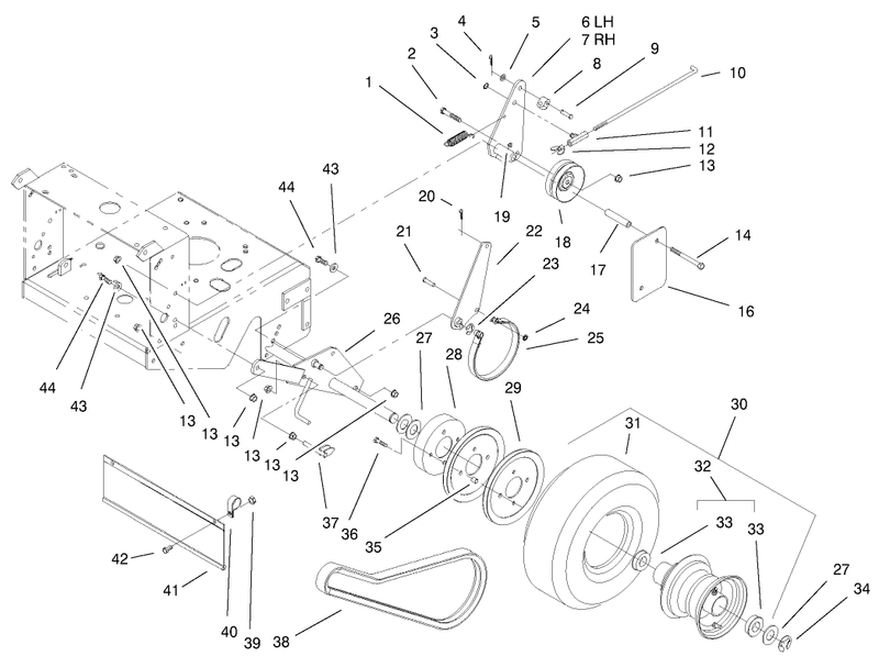 Wheel Drive System Assembly