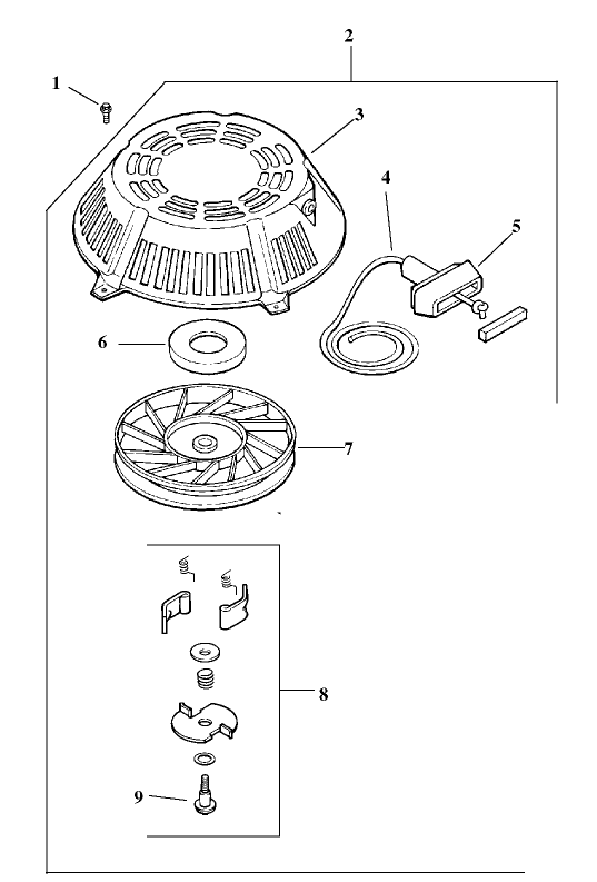 Starter Assembly Kohler Model CV15T 41608