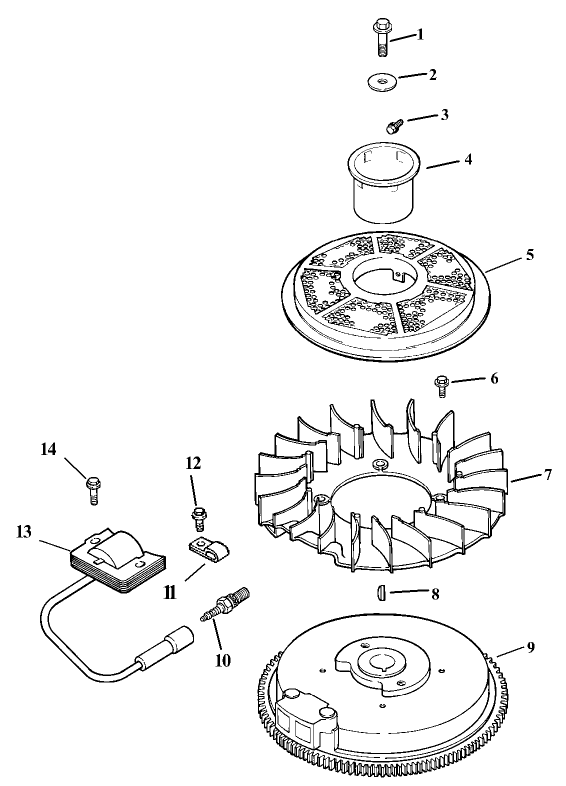 Ignition and Electrical Assembly Kohler CV15T 41608
