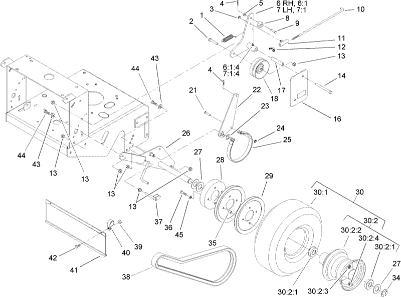 Axle and Wheel Assembly