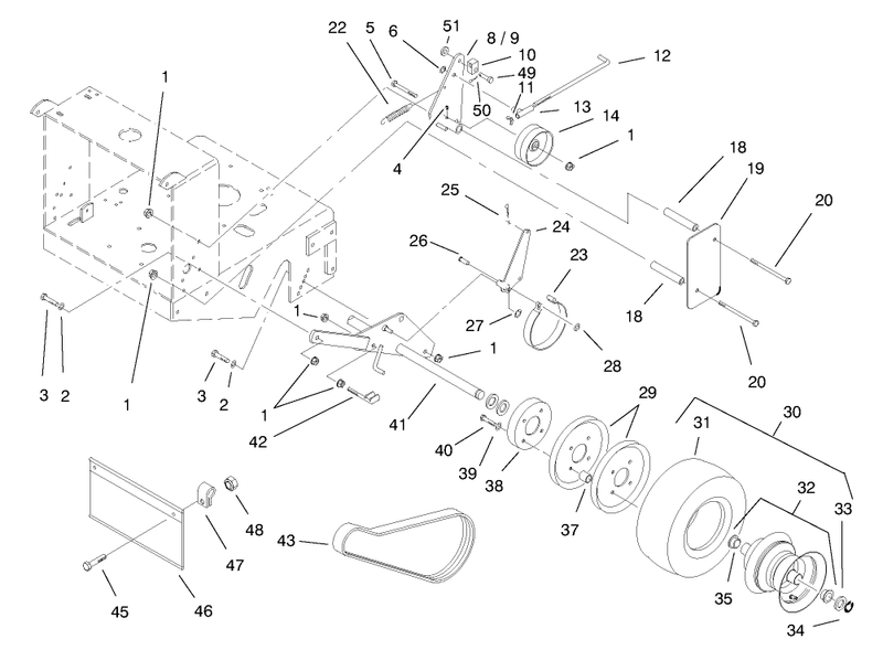Wheel Brakes And Traction Belts