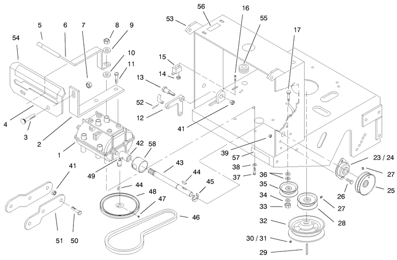 Transmission Pulleys And Drive Belt