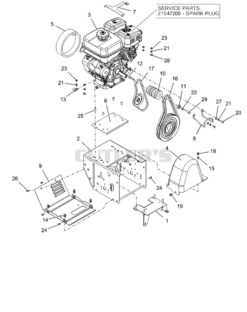 Engine And Frame