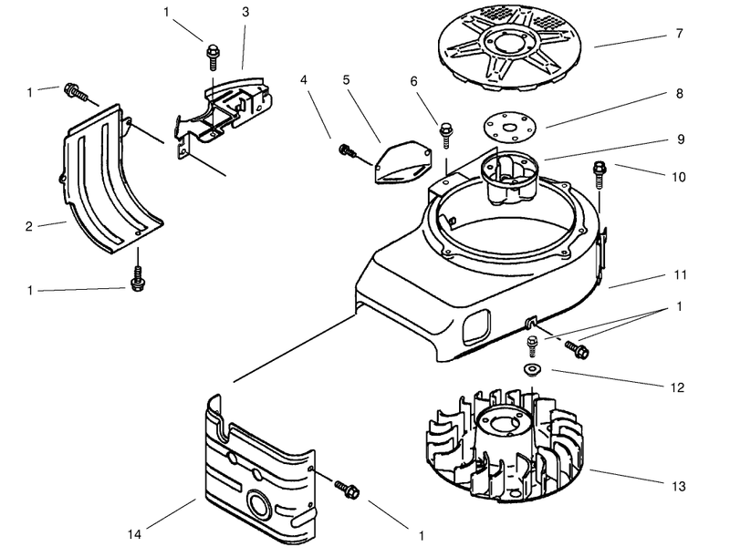 Cooling Equipment Assembly Kawasaki Model Fb460v Ls08