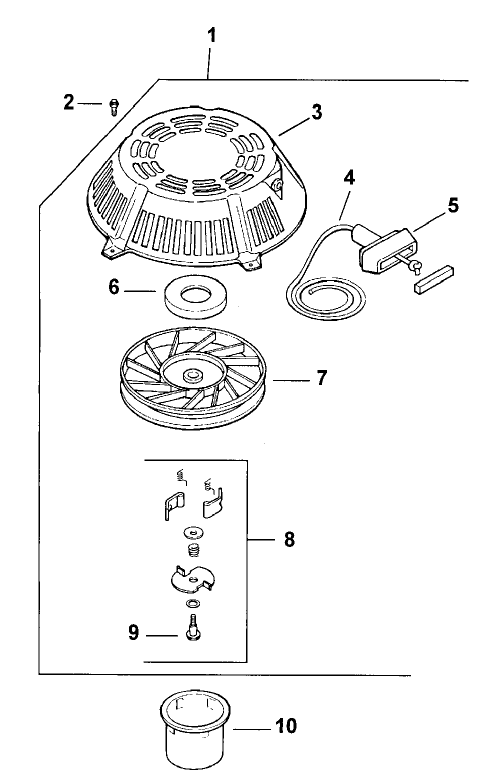 Starter System Kohler CV13T PS 21524