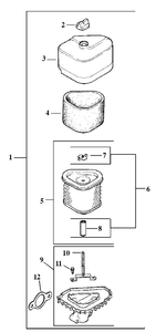 Air Cleaner Assembly Kohler Model Cv15t-41604