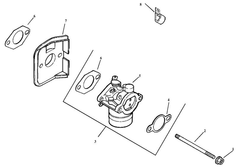 Fuel System Assembly Kohler Model Cv15t 41604