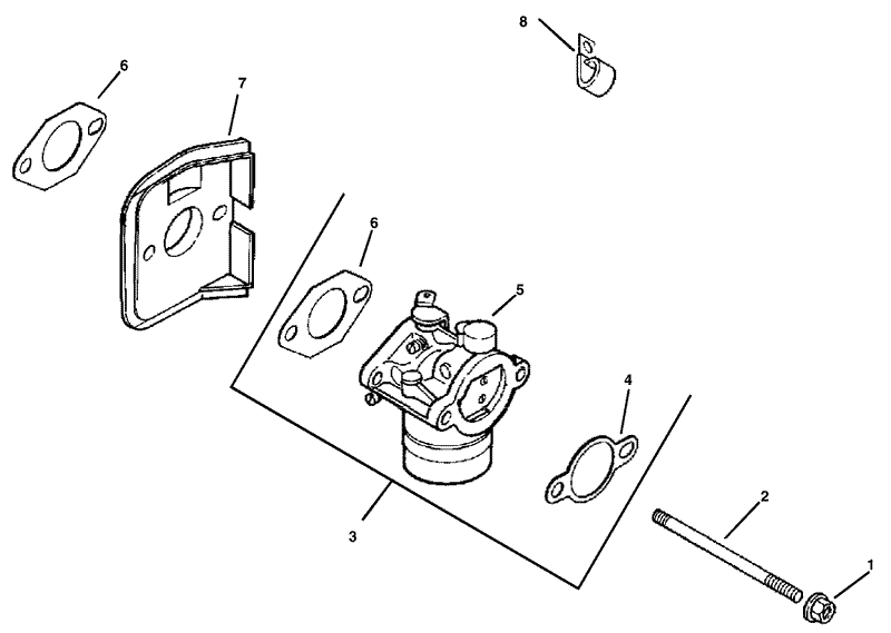 Fuel System Assembly Kohler Model CV15T 41604