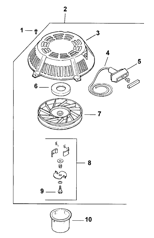 Starter Assembly Kohler Model CV15T 41604