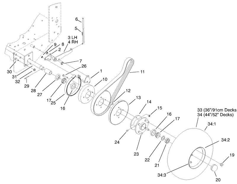 Wheel Drive and Brake System Assembly
