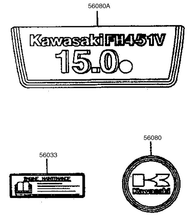 Starterdecals Kawasaki Fh451v As08