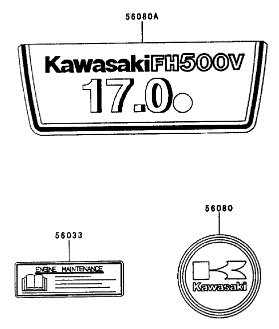 StarterDecals Kawasaki FH500V AS25