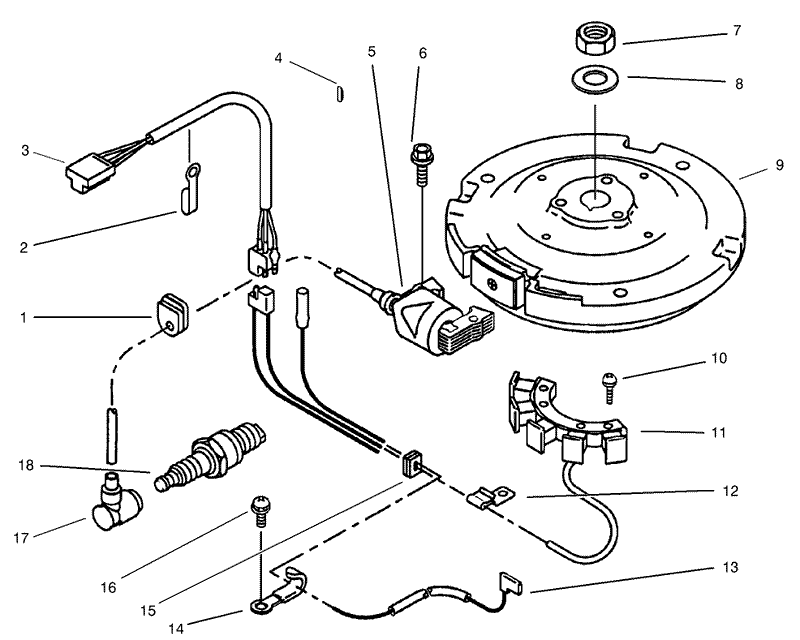 Electric Equipment Assembly Kawasaki Model FB460V LS08
