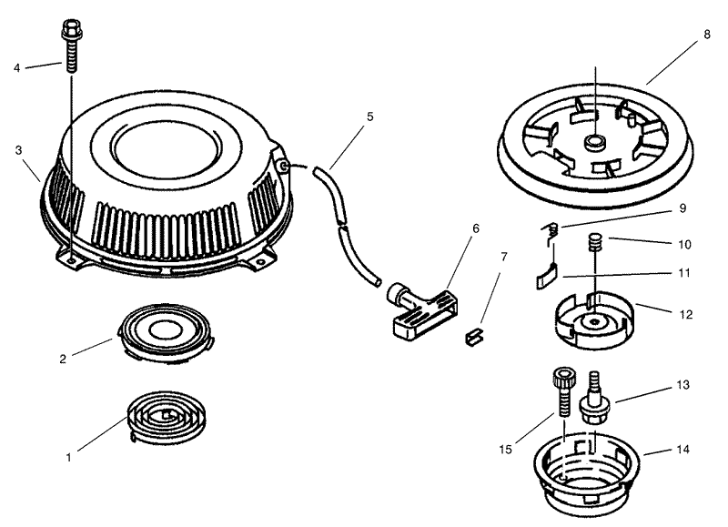 Starter Assembly Kawasaki Model FB460V LS08