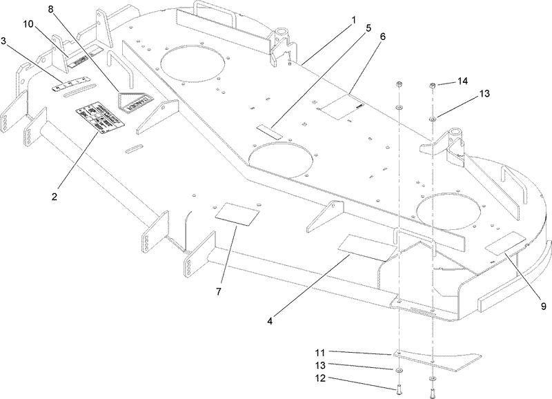 Deck Assembly No 112 9701
