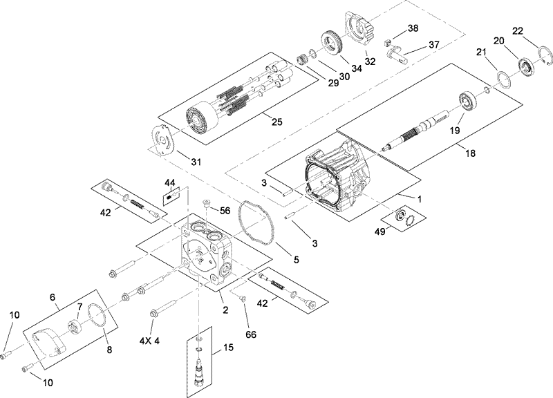 Hydraulic Pump Assembly No 109 4988 and 112 8717